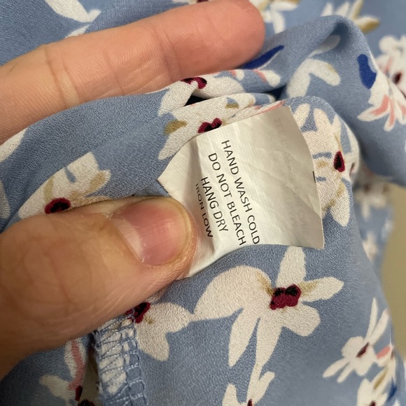 Blue Floral Sienna Sky Blouse - Picture 8 of 11